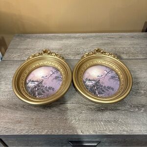 A Set Of MCMLXXXII HOMCO INC WALL ART 8.5"×6.5"